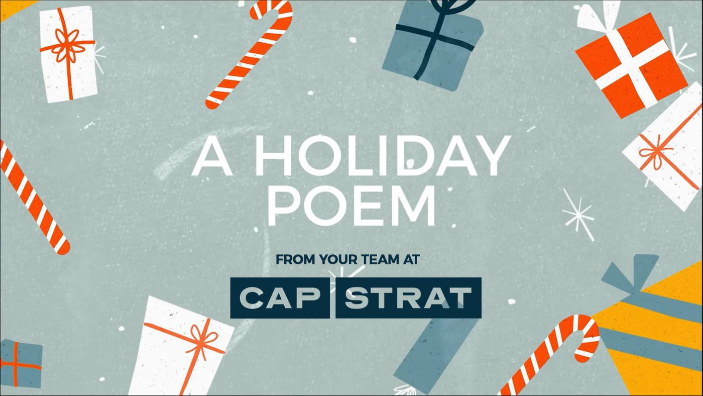 A Holiday Poem From Your Team at CAP STRAT – Vimeo thumbnail